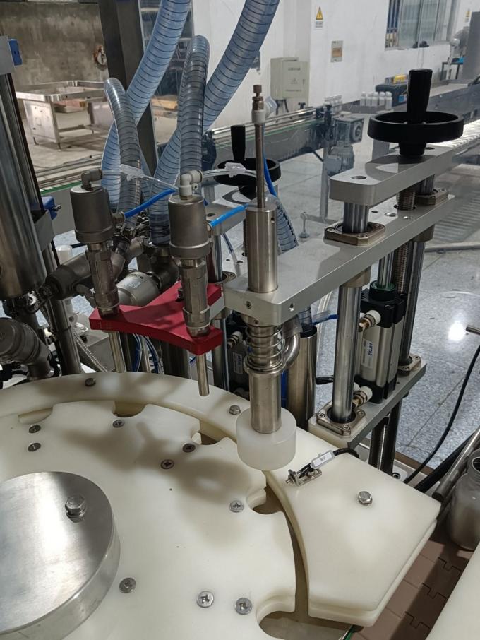 Mesin Penuh Cairan Otomatis Kosmetik Capping Dan Label 2