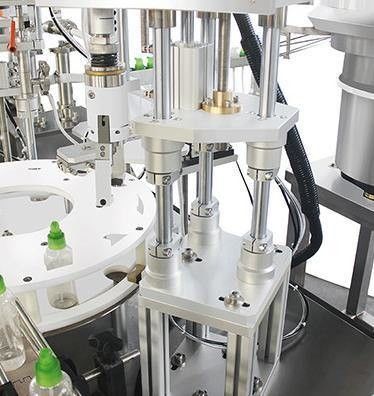 Multifunctional Automatic Cosmetic Glass Bottle Filling And Capping Machine
